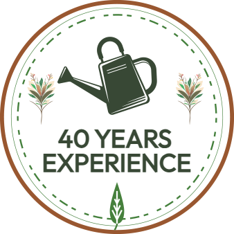 40 Years Experience badge